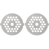 QANYEGN Edelstahl Fleischwolf Teller, Ersatz Fleischwolf Platte, Rundloch Fleischwolf Maschine Fleischwolf Platte fr Schneiden und Mahlen von Knoblauch, Ingwer, Fllung, Pfeffer