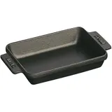 Staub Mini-Auflaufform, Auflaufform, Schwarz,