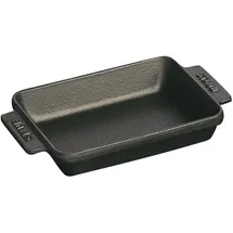 Staub Mini-Auflaufform, Auflaufform, Schwarz,