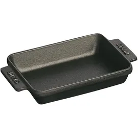 Staub Mini-Auflaufform, Auflaufform, Schwarz,