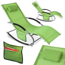 SoBuy Sonnenliege 150 x 63 x 87 cm Grün