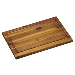 Kesper Tranchierbrett, mit Saftrille, feuchtigkeitsabweisend 28180 , Maße (L x B x H): 32 x 21 x 1,5 cm