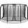 Salta Trampolin 427 cm Schwarz