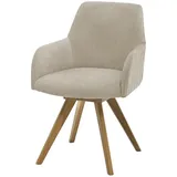 Dine + Mine Esszimmerstuhl  Bristol 2 , beige , Maße (cm): B: 61 H: 88 T: 66.5