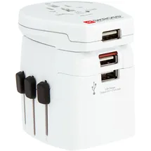 SKROSS Reiseadapter 3xUSB Weiß