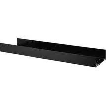 String Fachboden Metall 78 x 20 cm schwarz