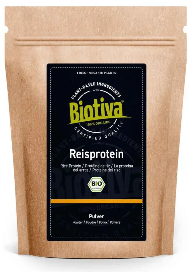 Preisvergleich Produktbild Biotiva Reisprotein Pulver Bio 400 g