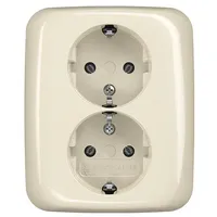 Busch-Jaeger Doppelsteckdose 2 St. Weiß