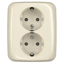 Busch-Jaeger Doppelsteckdose 2 St. Weiß