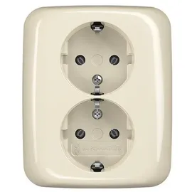 Busch-Jaeger Doppelsteckdose 2 St. Weiß