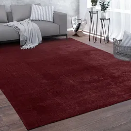 Paco Home Cadiz 630 Kurzflorteppich 300 x 400 cm rot