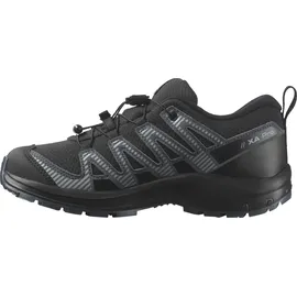 Salomon XA Pro V8 Kinder Schwarz / Turbulence / Quarry 34