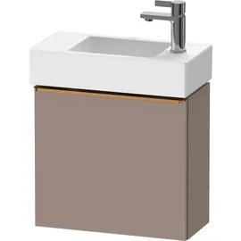 Duravit Waschtischunterschrank 1 Tür 48,4 x 44 x 22,2 cm Basalt Matt