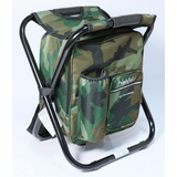 highfeld highfeld® Sitzrucksack Ansitzrucksack mit Hocker camouflage Campinghocker Angelhocker Falthocker