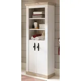 furn.design Hochschrank Rovola 65 x 0 x 200 cm Weiß