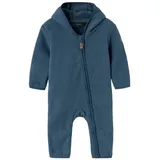 Name It Unisex Baby Nbnmeeko Fleece Suit Schneeanzug, Dark Denim, 50/56