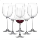 Schott Zwiesel Classico (6er-Set), klassische Kristallgläser für Rotwein oder Wasser, spülmaschinenfeste Tritan-Weingläser, Made in Germany (Art.-Nr. 123652)