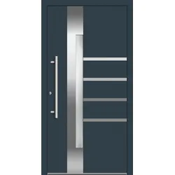 Aluminium-Kunststoff Haustür "ALEXANDRA" Anthrazit RAL 7016 innen öffnend DIN links