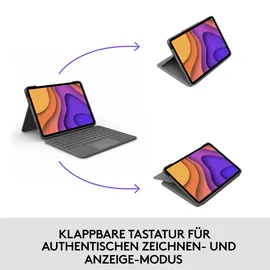 Logitech Folio Touch für iPad Air 4 Gen oxford grey Deutsch QWERTZ