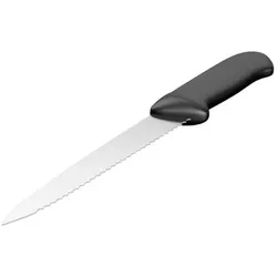 Messer mit Wellenschliff, breit, mit Magnet-Klingenschutz