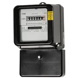 KDK Wechselstromzähler für Direktanschluss, 230V, 50Hz, elektromechanisch 10(40)A, instandgesetzt, beglaubigt