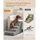 Songmics Hundetreppe 2/3/4/5 Stufen Grau 58 cm