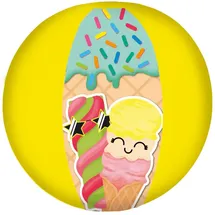Happy People Happy Summer Strandball Wasserball (ca. 29 cm)
