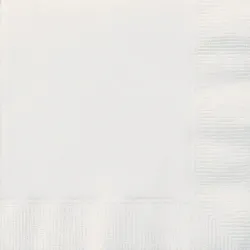 20 kleine Servietten weiss