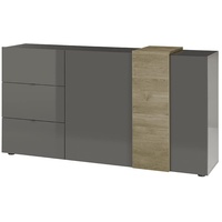 MCA Furniture Sideboard, grau BxHxT 181x94x44 cm