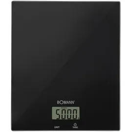 Bomann KW 6085 CB Schwarz Arbeitsplatte Rechteck Elektronische Küchenwaage