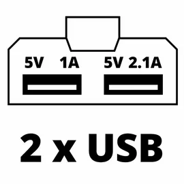 Einhell TE-CP 18 USB Adapter ohne Akku 4514120