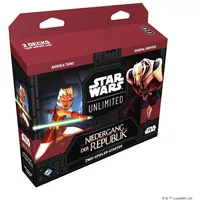 Asmodee Star Wars: Unlimited Niedergang der Republik ZWEI-SPIELER-STARTER