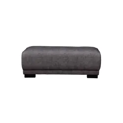Hocker HOME AFFAIRE "Langeland", schwarz, B:120cm H:47cm T:70cm, 100% Polyester, Hocker, passend zur Serie "Langeland"