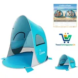 Strandzelt WolfWise UV-Schutz 50 3-4 Personen Pop-Up Zelt