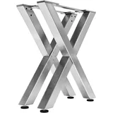 GGM Möbel Stehtisch Kufen 58 x 105 cm Weiß