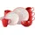 CreaTable Joy Kombiservice 16-tlg. rot-bunt