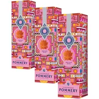 Pommery Brut Rose Champagner mit Geschenkverpackung (1 x 0,75 l) (Packung mit 3)