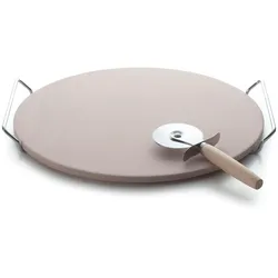 Excelsa Stein Zum Backen Von Pizza Nonsolopizza Keramik 34,5Xh3,5X16 Cm Beige