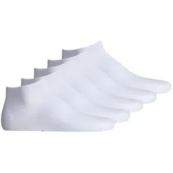 JACK&JONES Herren Sneakersocken 5er Pack - JACDONGO SOCKS, One Size Weiß 40-46