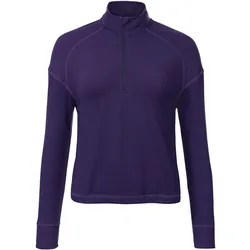 Tchibo - Cropped-Fitness-Longsleeve - Damen - Gr. S - violett