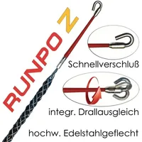 Runpotec Kabeleinziehstrumpf RUNPO Z Kabel-D.9-15mm