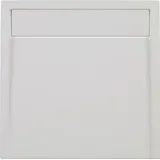 Ottofond Duschwanne mit Ablaufrinne 100 x 100 cm, weiß