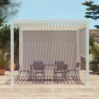 Sweeek Bioklimatische Pergola Triomphe 3x3m V2 mit 2 Markisen