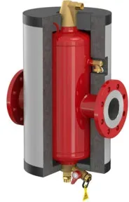 Flamco Isolierung Flamcovent Clean IsoPl 150,806x470mm, we-alu (RAL 9006)