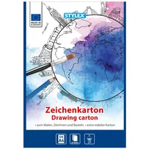 Stylex Zeichenkartonblock 20 St. 190 g/m2 Weiß