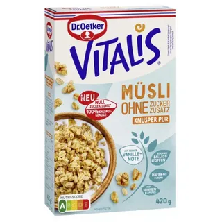Oetker Vitalis Ohne Zuckerzusatz Knusper Original 420 g