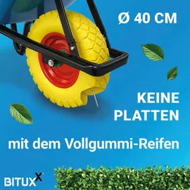 BITUXX Schubkarre 100 l 250 kg