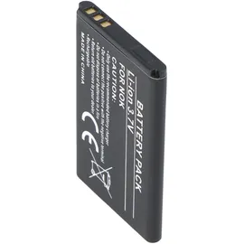 AccuCell Akku passend für Nokia 5100, 6100, Li-Polymer, 3,7V, 750mAh, 2,8Wh