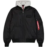 Alpha Industries MA-1 TT Hood black L
