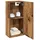 vidaXL Wand-Badschrank Altholz-Optik 32x20x67 cm